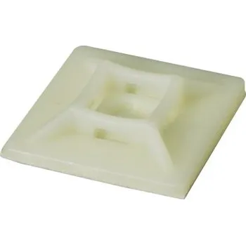 Organizace kabelů Držák kabelových stahovacích pásek pro 5.3mm široké pásky 28mm 28 mm barva Přírodní samolepicí RS PRO