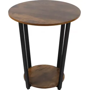 Obývací stěna Konferenční Stolek Loft 8623 E dark vintage wood