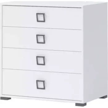 Dětský pokoj Komoda Kiki F4-BE/KI-15 white/white
