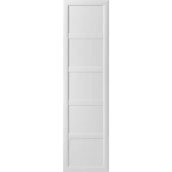 Šatní skříň Dveře do šatní skřině 1894 s rámem, Ultra, bílé platinové