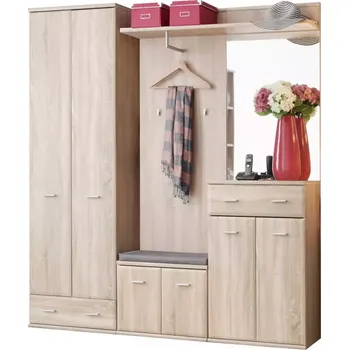 Předsíňová stěna Předsíňová Stěna Armario III + Polštář Dub Sonoma