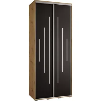 Předsíňová stěna Skříň 45 Canaris 12 120 artisan/černá/silver