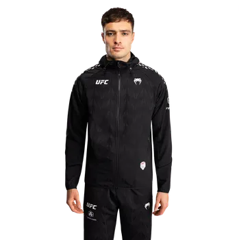 Pánské oblečení Men’s UFC Zenith by Venum Black Authentic Fight Night Walkout Hoodie Velikost: XXL