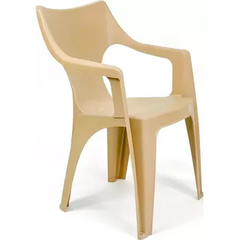 Zahradní sestava Plastová židle Cati béžová