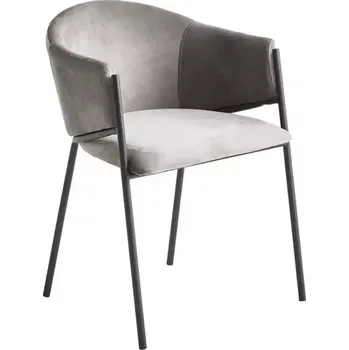 Jídelní židle Židle Otto 80248b šedá/černá