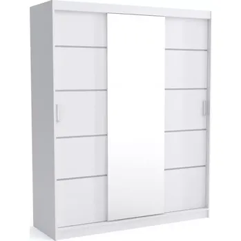 Šatní skříň Skříň RIO 180 bílá