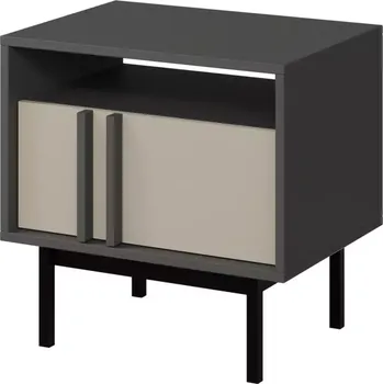 Ložnicová sestava Noční stolek Alsy 13 béžová světlý/antracit