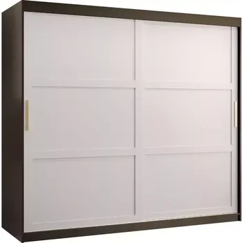 Předsíňová stěna Skříň Amiro 1 200 černý/bílý