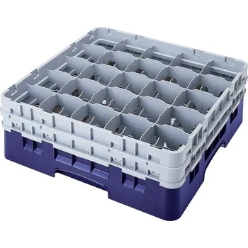 přísavka na sklo Cambro Koš Camrack 25 pozic, výška sklenice 9 cm - Modrá| TOM, R-25S318-186