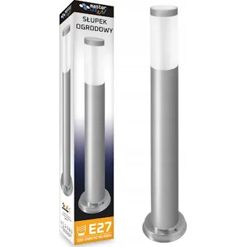 Venkovní osvětlení Osvětlovací sloupek kulatý Masterled E27 45 cm stříbrný