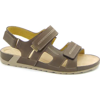 Pánská obuv MEDISTYLE zdravotní pánský sandál IVAN Barva: Hnědá, Velikost EU: 45