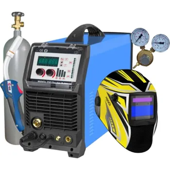 Svářečka Kühtreiber Invertor MAKin 250 DOUBLE PULSE + Hořák + Kukla + red. ventil + Plná Co2 láhev
