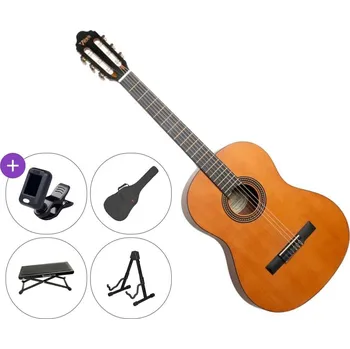 Klasická kytara Valencia VC204HL SET 4/4 Natural Klasická kytara