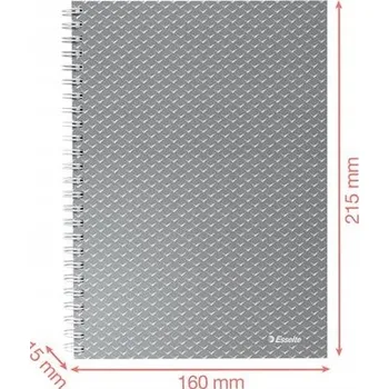 Sešit Sešit A5 s mřížkou Esselte, 80 listů