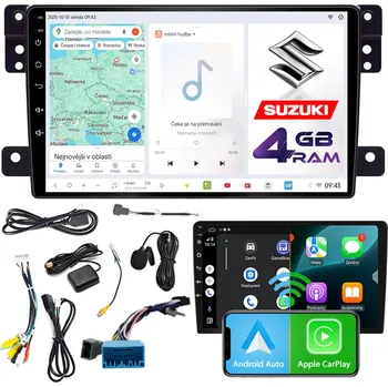 Auto Hi-Fi Autorádio NCS D9 Suzuki Grand Vitara 2005-2014 Android Navigace 4GB LTE