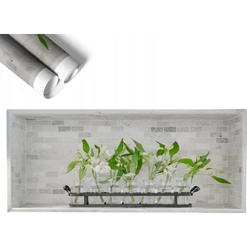 Fototapeta Velká samolepka na stěnu Samolepící Díra 60x26 cm Květiny ve vázách