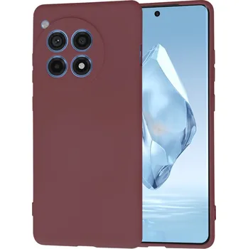 Pouzdro na mobilní telefon Techsuit - SoftFlex - OnePlus 12R - švestkově červená