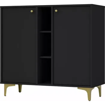 Kancelářská sestava Komoda Tokyo 1 2D černý grafit 822