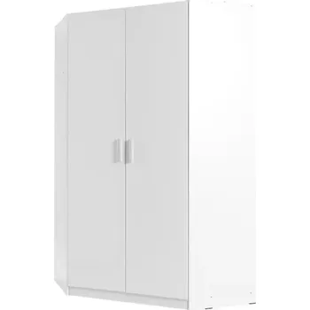 Předsíňová stěna Skříň Snow 117cm Bílý