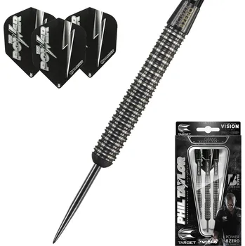 Šipka Target-Darts PHIL TAYLOR POWER 8ZERO BLACK TITANIUM 23g steel