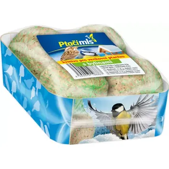 Krmivo pro ptáka Lojové koule s bylinkami 4 ks x 90 g