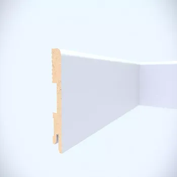 soklová lišta Podlahová lišta MDF Foge LB1 100 bílá lesk