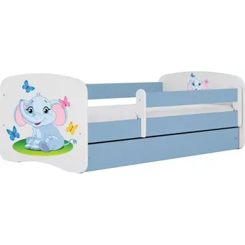 Ložnicová sestava Dětská postel Babydreams+SZ modrá 80x160 Slon
