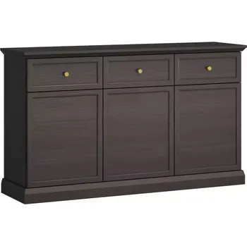 Kancelářská sestava Komoda Lucca K3D3S černý grafit