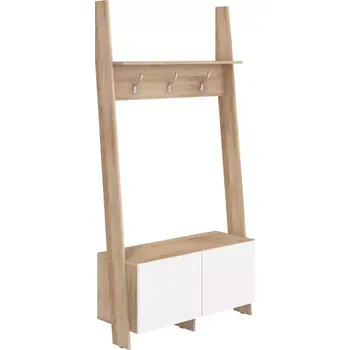 Věšák Vesak Rack Dub Sonoma/Bílá