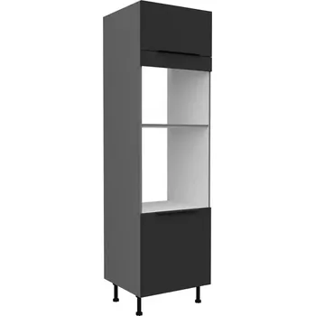 Kuchyňská skříňka Aria BL/ANT Anti Fingerprint 60DPM-215 2F