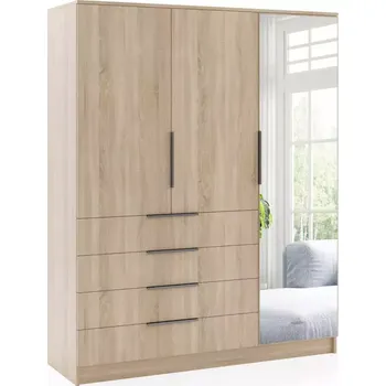 Kancelářská sestava Skříň Bogota 150 sonoma+rukojeť černá