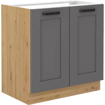 Kuchyňská skříňka Kuchyňská skříňka Luna dustgrey/artisan 80ZL 2F BB