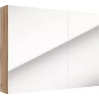 Koupelnový nábytek Skříňka se zrcadlem Salsa 80 zlatý dub