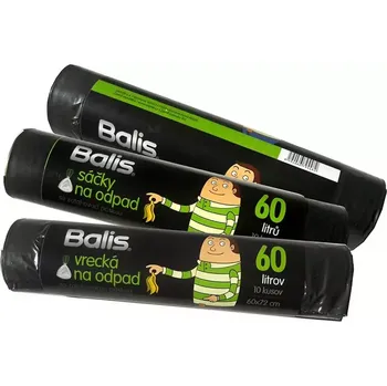 kempingová skříňka Odpadní sáčky 29022N LDPE Balis 60 l zatahovací 10 ks