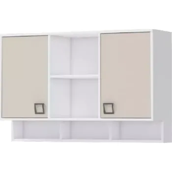 Dětská skříň Závesná skříňka Kiki MRS-BE/KI-01 white/sand