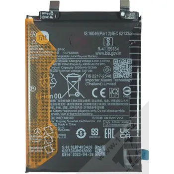 Baterie pro mobilní telefon Xiaomi BP4K originální baterie pro Xiaomi Redmi Note 12 Pro 4G, Redmi Note 12 Pro 5G, Poco X5, Poco X5 Pro, Poco F5