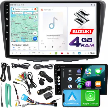 Auto Hi-Fi Autorádio NCS D9 Suzuki Baleno III 2016-2019 Android Navigace 4GB LTE