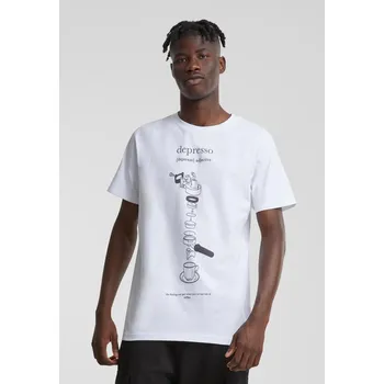 Pánské tričko Urban Classics Pánské tričko s krátkým rukávem Prefimp bílá 3XL