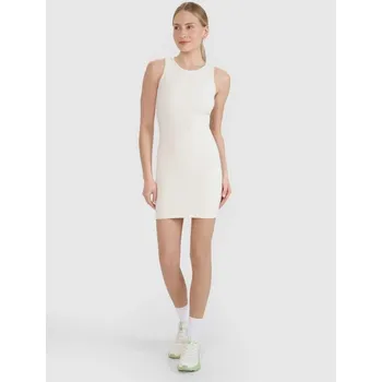 Dámské šaty Dámské mini šaty z žebrovaného úpletu 4F 4FRSS25TDREF188-11S s