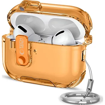 Náhradní kryt pro mobilní telefon Tech-Protect Bounce Cover pro Apple Airpods Pro 3 Cosmic Orange