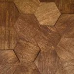 Dekorativní panel Hexagon dub tmavý