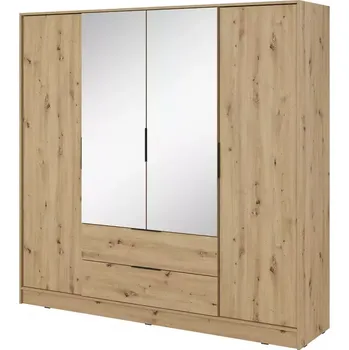 Ložnicová sestava Skříň Kelly 4D se zrcadlem artisan