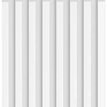 Lamelový panel L-LINE Bílý 21x122x2650mm