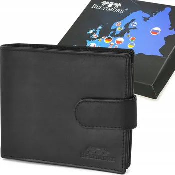 Peněženka Beltimore pánská peněženka z pravé kůže černá - muž