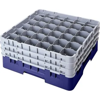 přísavka na sklo Cambro Koš Camrack 36 pozic, výška sklenice 17,4 cm - Modrá| TOM, R-36S638-186