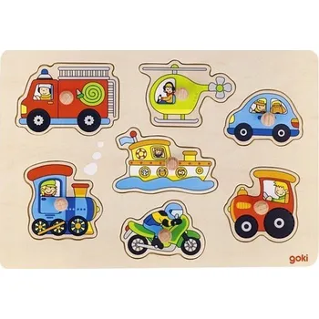 Puzzle Puzzle Goki 7 dílků – puzzle s úchyty