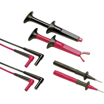 Měřicí kabel Fluke TL220-1 sada bezpečnostních měřicích kabelů lamelová zástrčka 4 mm lamelová zástrčka 4 mm 1.50 m černá, červená 1 sada