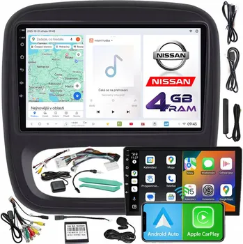 Autorádio Autorádio NCS D9 Nissan NV300 2016-2020 Android Navigace 4GB LTE
