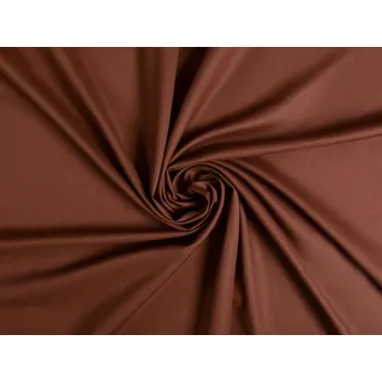 Prostěradlo Kvalitex Bavlněné prostěradlo napínací tmavě hnědé 90x200cm