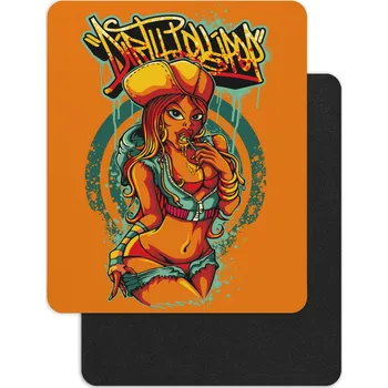 Podložka pod myš Podložka pod myš-Dirty Lollipop - oranžová